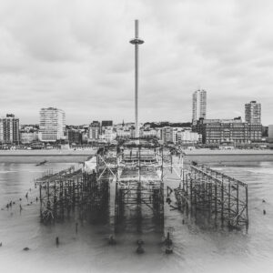 Brighton West Pier and i360
